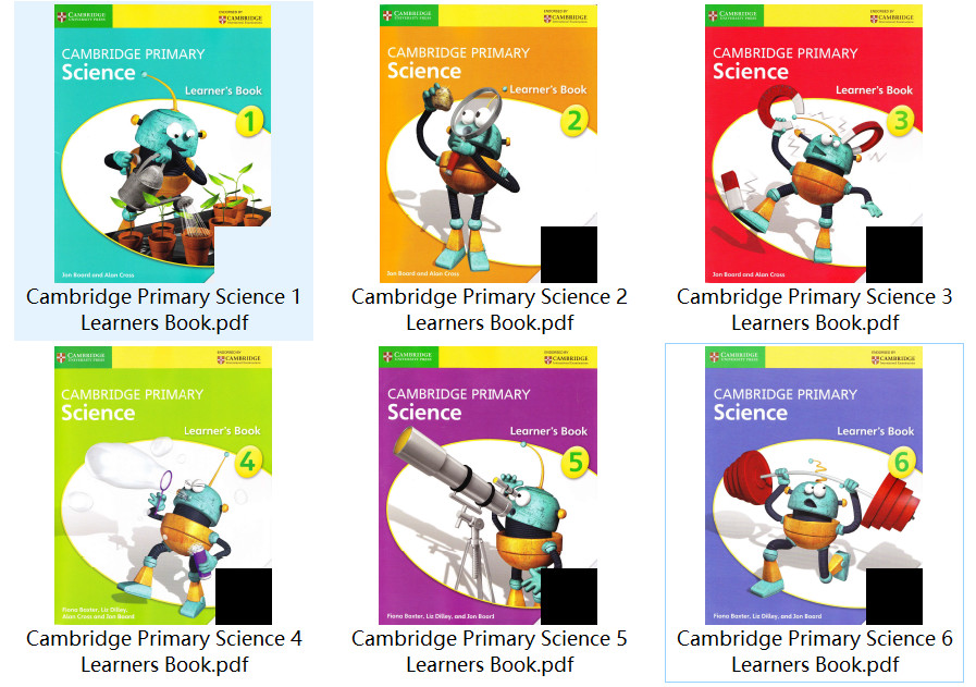 图片[1]-剑桥cambridge primary science 全6级 学生用书+活动手册-新知城
