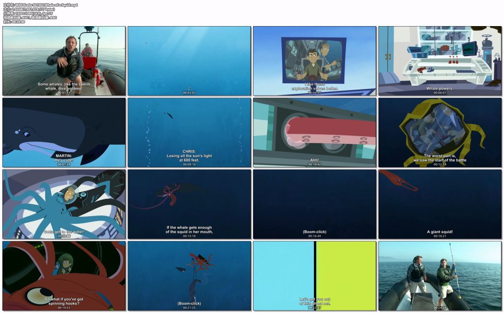 图片[2]-Wild Kratts 动物兄弟 英文版 1-6季动画+音频+台词本 中文版1-6季动画 零基础推荐 72.5G-新知城