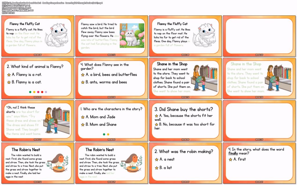 图片[1]-Reading Practice for Grade 1 and Grade 2- Leveled Reader 通过故事学英语 1、2年级适用   已更新17集 百度云盘下载-新知城