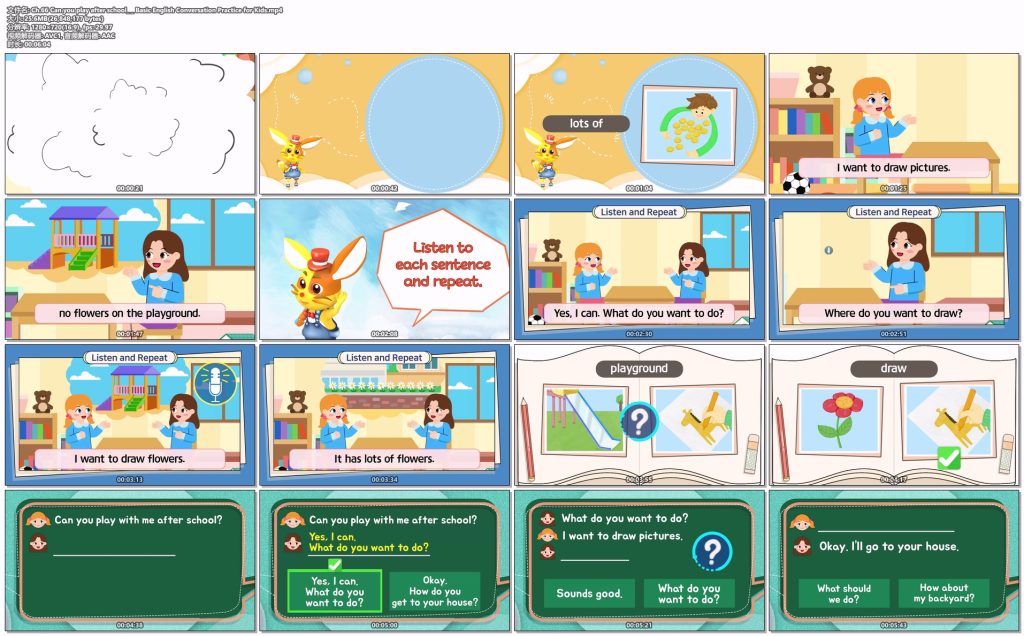 图片[2]-外教Barbara Basic English Conversation Practice for Kids  儿童英语会话基础练习 全72集 百度云盘下载-新知城