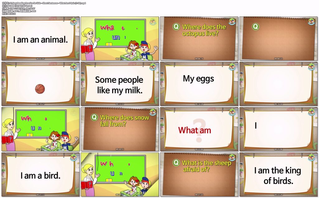 图片[3]-外教Barbara  Reading for Kids  Level 1  What Am I? 全188课  词汇学习-新知城