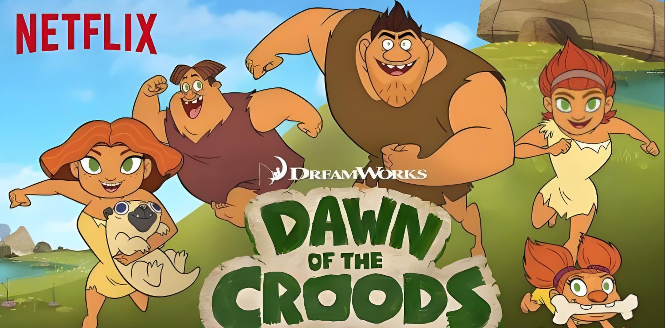 Dawn Of The Croods 疯狂原始人的黎明【1-4季全52集 英文字幕 适合4-12岁】-新知城