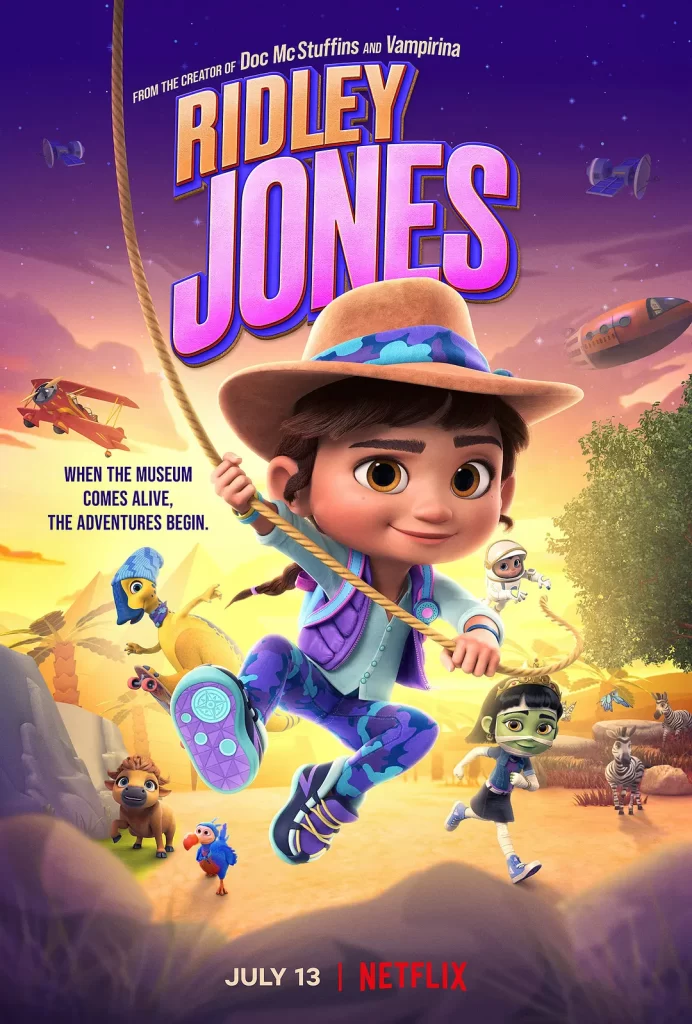 图片[1]-Ridley Jones 瑞德莉·琼斯：博物馆守夜人【1-3季15集 英语 英文字幕 适合6-12岁】-新知城