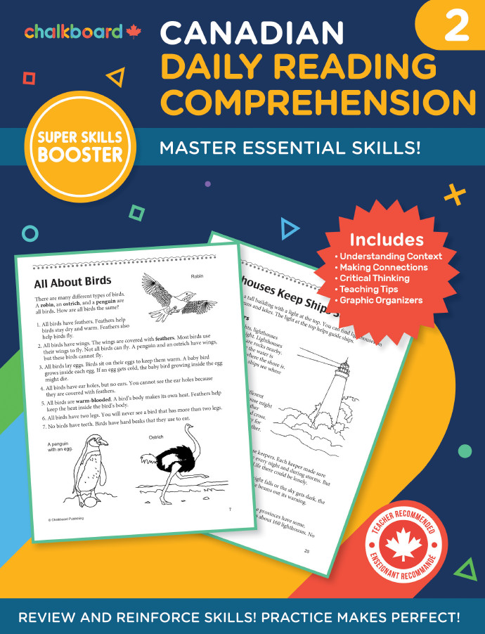 图片[1]-Canadian Daily Reading Comprehension（Chalkboard）【5本 PDF】-新知城