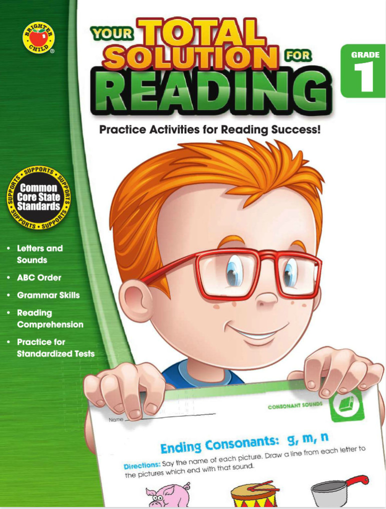 图片[1]-Your Total Solution for Reading 美国学前小学低幼阅读练习册【Prk-G2共4册】-新知城